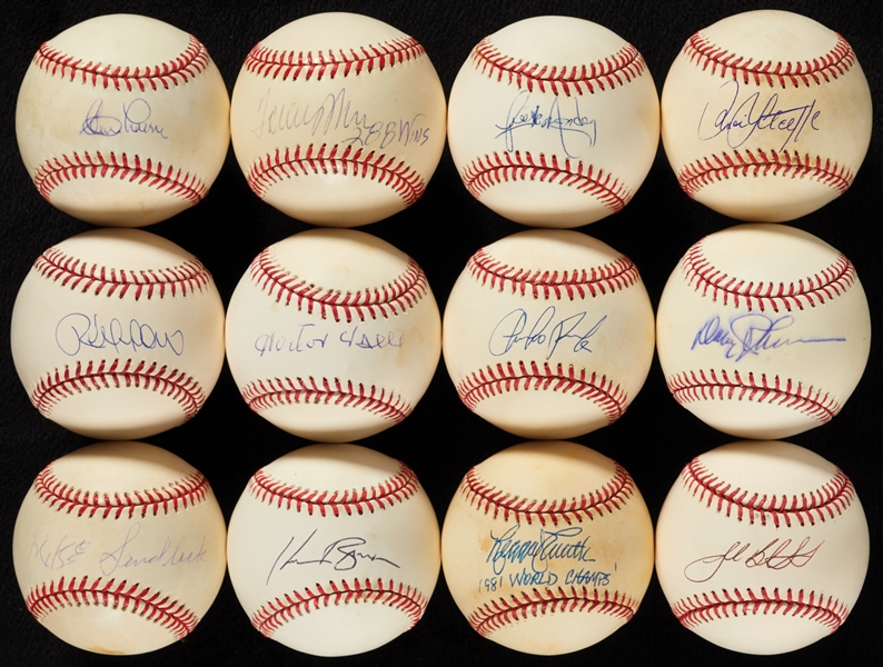 Dodgers Single-Signed Baseball Collection (128)