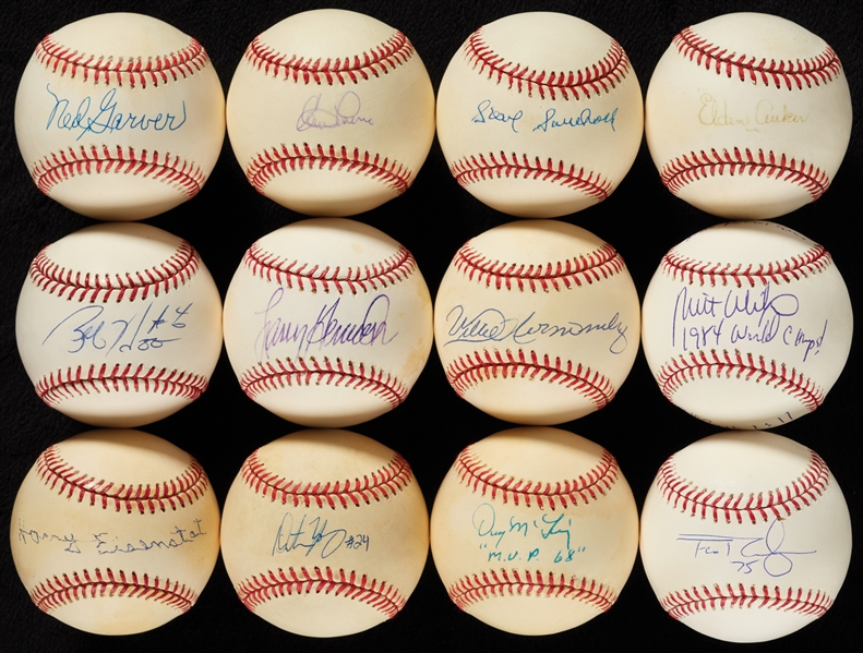 Tigers Single-Signed Baseball Collection (88)