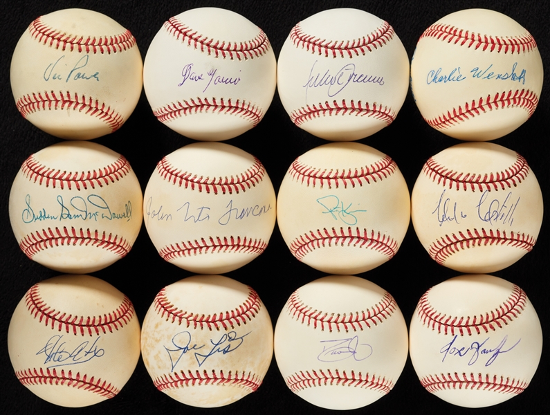 Indians Single-Signed Baseball Collection (114)