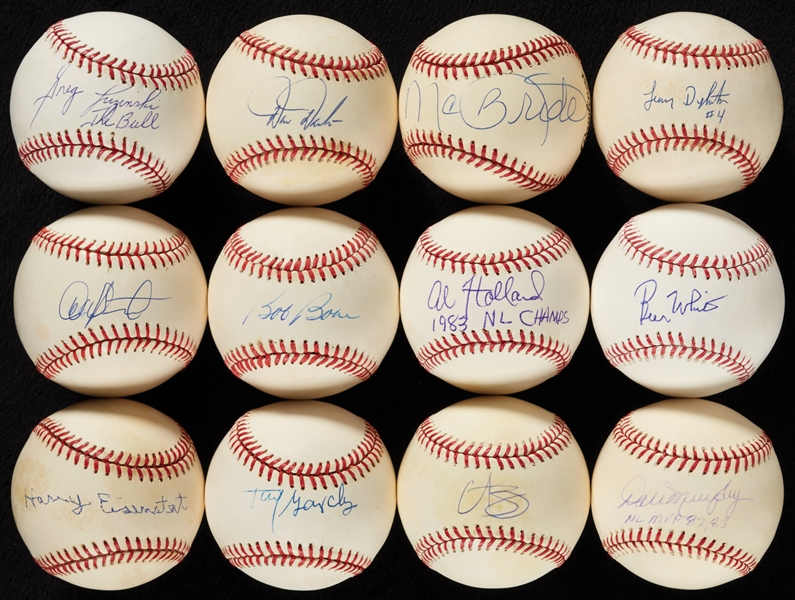 Phillies Single-Signed Baseball Collection (102)