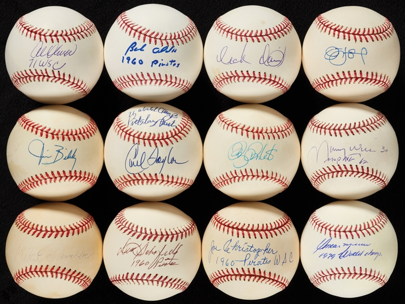 Pirates Single-Signed Baseball Collection (112)