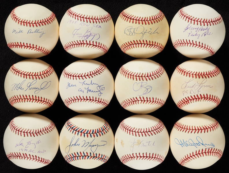 Red Sox Single-Signed Baseball Collection (128)