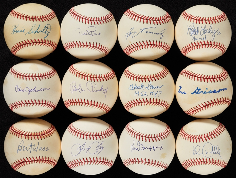 Reds Single-Signed Baseball Collection (95)