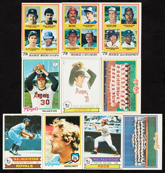 1978 and 1979 Topps Baseball High-Grade Sets (2)
