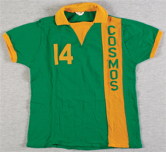 New York Cosmos NASL Game-Worn Green Knit Jersey