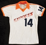1979-80 Boris Psaker Detroit Express NASL Game-Worn White Jersey