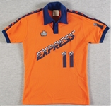 1978-83 Brian Tinnion Detroit Express NASL Game-Worn Orange Jersey