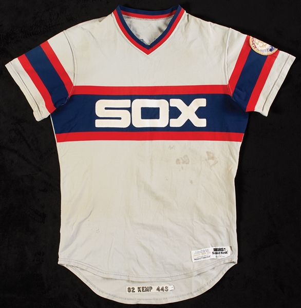 1982 Steve Kemp Chicago White Sox Game-Worn Road Knit Jersey