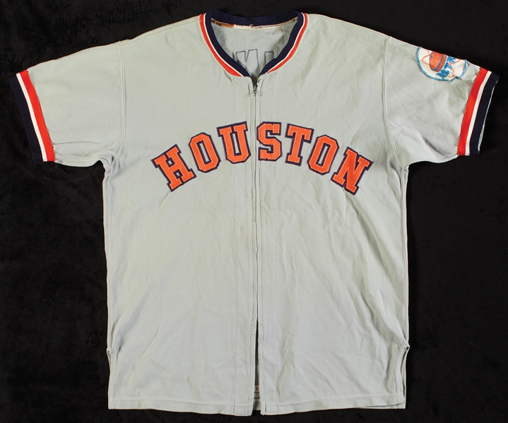 1972 Wade Blasingame Houston Astros Game-Worn Road Knit Jersey