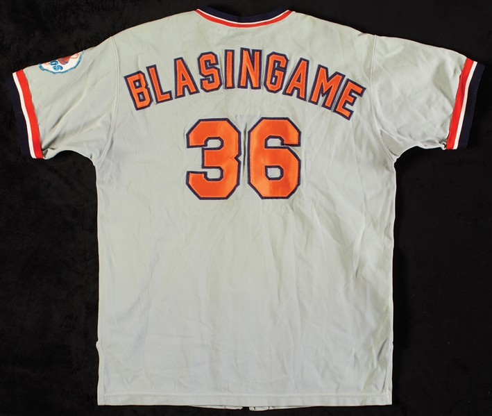 1972 Wade Blasingame Houston Astros Game-Worn Road Knit Jersey