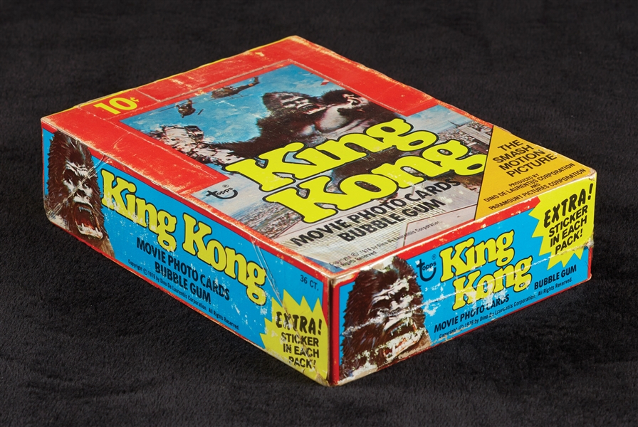 1976 Topps King Kong Empty Display Box (BBCE)