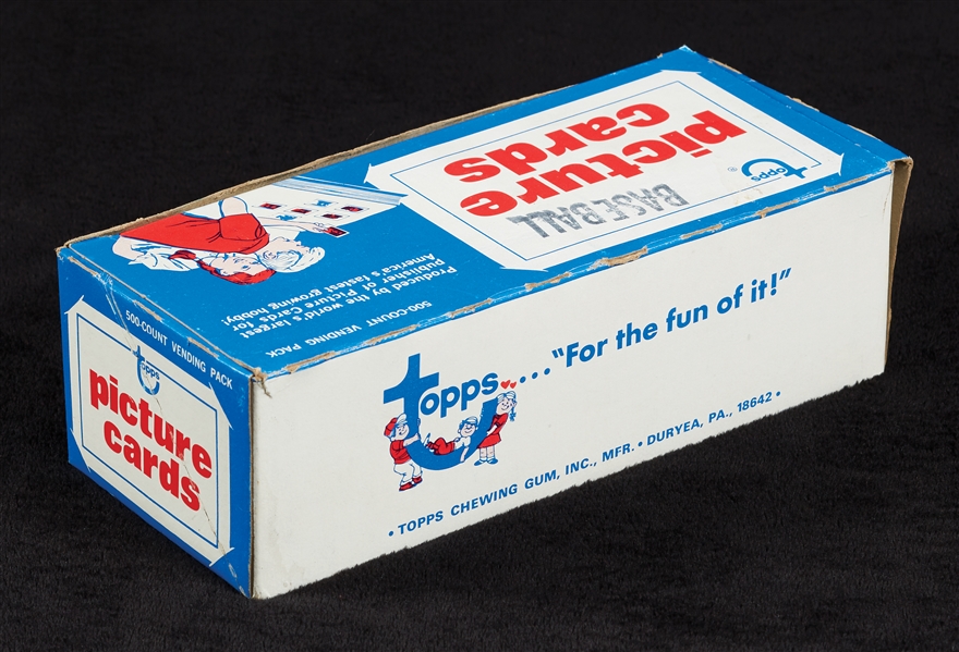 1981 Topps Baseball Vending Box (500)
