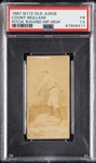 1887 N172 Old Judge Count Mullane (Pitch, R/Hand Hip High) PSA 1.5