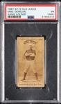 1887 N172 Old Judge Mike Dorgan (Arms Folded) PSA 1 (MK)