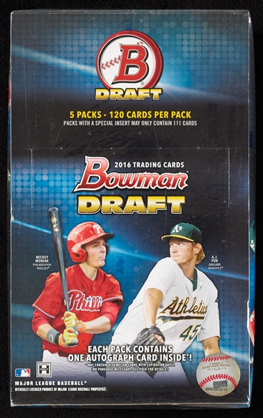 2016 Bowman Draft Baseball Hobby Super Jumbo Box (5/120)