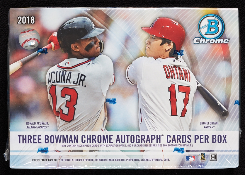 2018 Bowman Chrome Baseball HTA Choice Box 