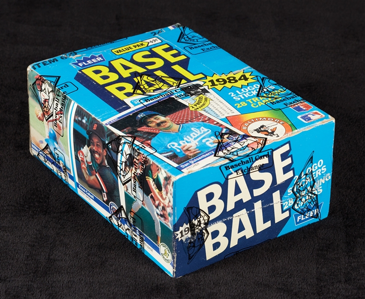 1984 Fleer Baseball Cello Box (24) (BBCE)