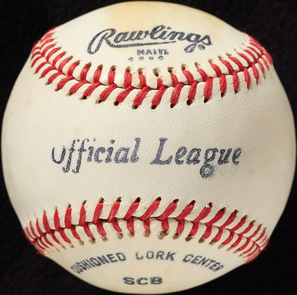Hank Greenberg Single-Signed Rawlings Baseball (JSA) (Graded BAS 10)