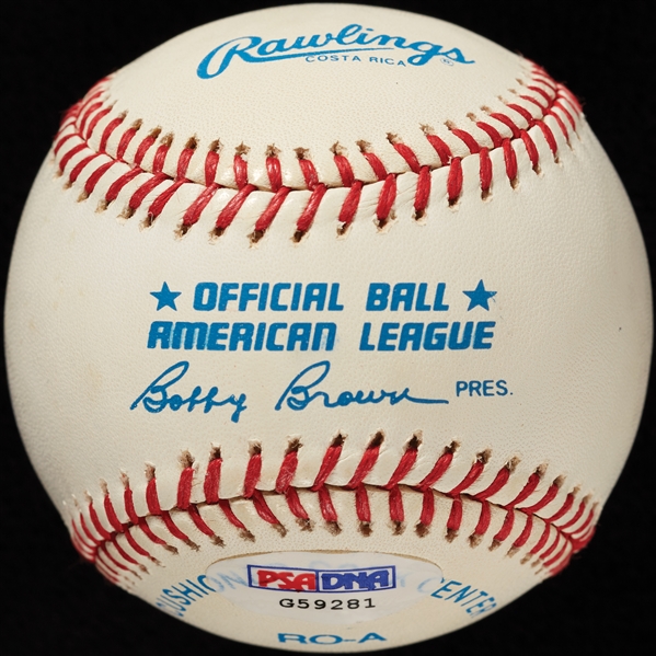 Mickey Charles Mantle Single-Signed OAL Full-Name Baseball (PSA/DNA) (BAS)