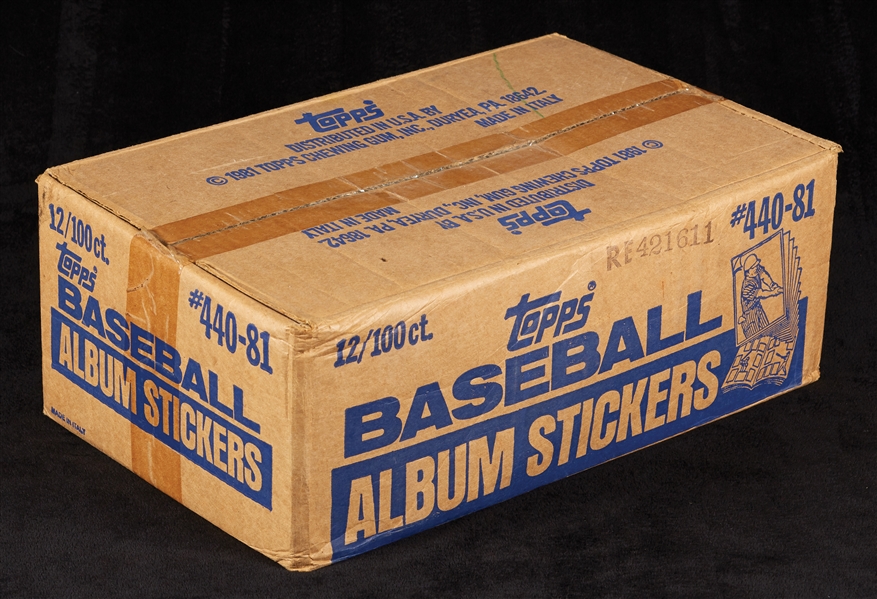 1981 Topps Baseball Stickers Case (12)