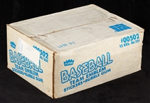 1981 Fleer Baseball Team Emblem Stickers Case (12)
