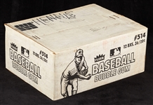 1980 Fleer Baseball Stickers Wax Case (12)
