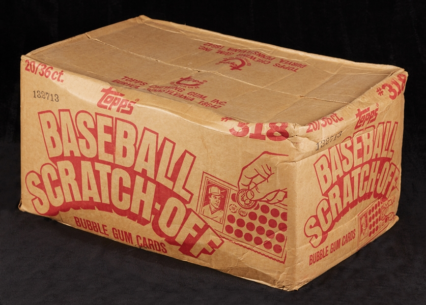 1981 Topps Scratch-Off Baseball Case (20)