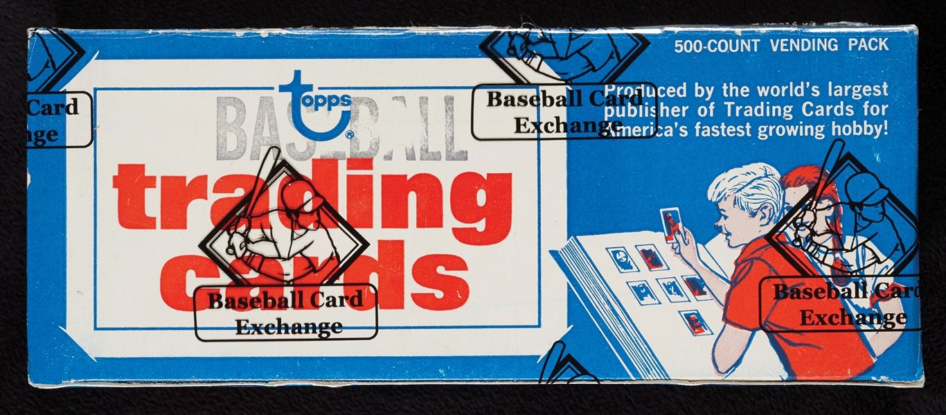 1970 Topps Baseball 4th Series Vending Box (500) (Fritsch/BBCE)
