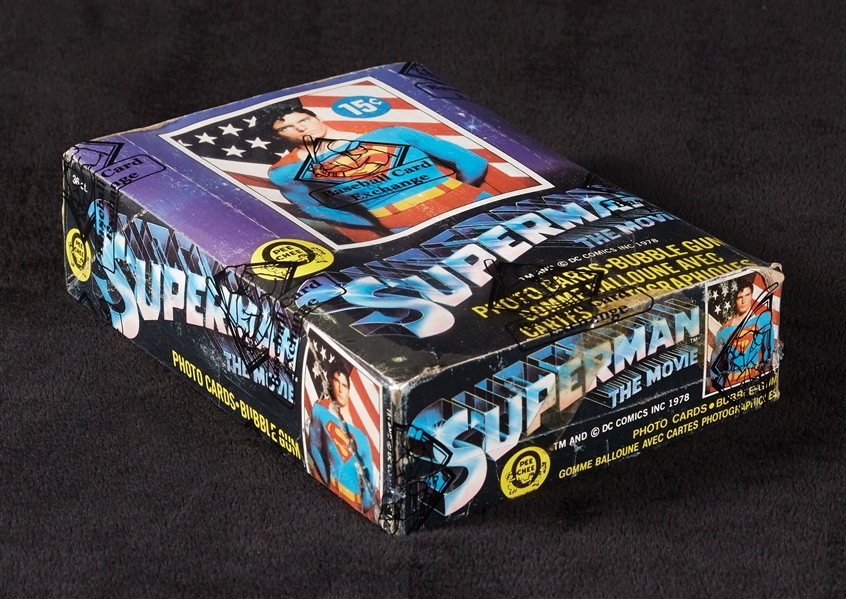 1978 O-Pee-Chee Superman The Movie Wax Box (36) (Fritsch/BBCE)