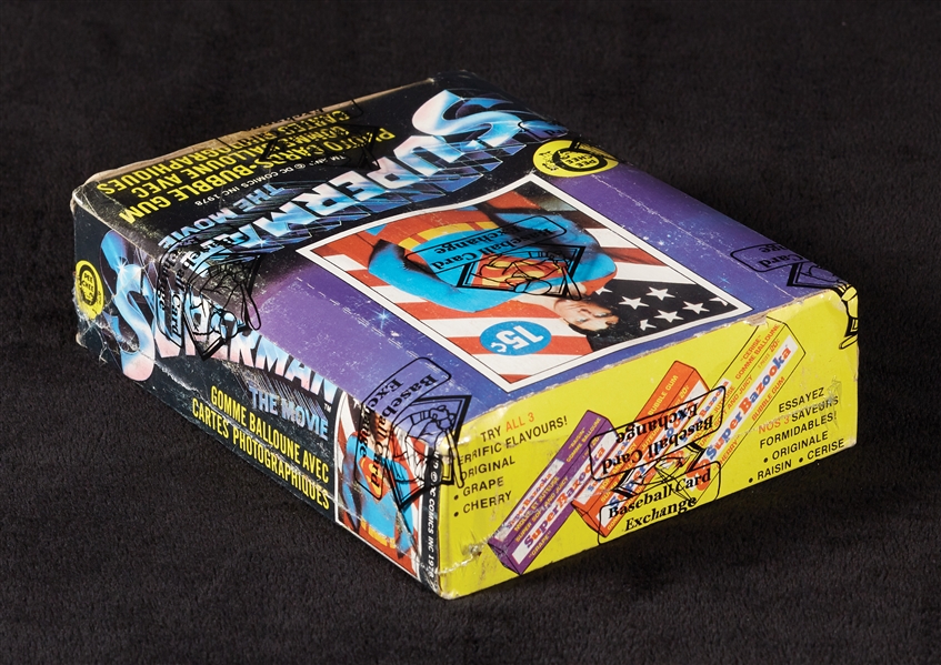 1978 O-Pee-Chee Superman The Movie Wax Box (36) (Fritsch/BBCE)