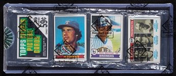 1979 Topps Baseball Rack Pack - Paul Molitor Top (BBCE)
