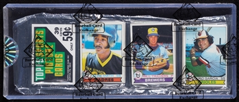 1979 Topps Baseball Rack Pack - Ozzie Smith RC Top (BBCE)