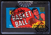 1970-71 Topps Basketball 1st Series Wax Pack - Oscar Robertson Back (BBCE)