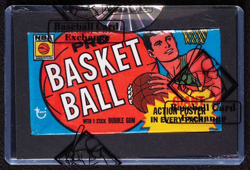 1970-71 Topps Basketball 1st Series Wax Pack - Elgin Baylor Back (BBCE)