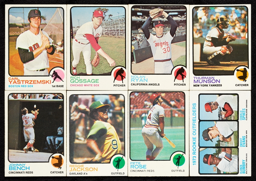 1973 Topps Baseball Complete Set, Schmidt Rookie PSA 5 (660)
