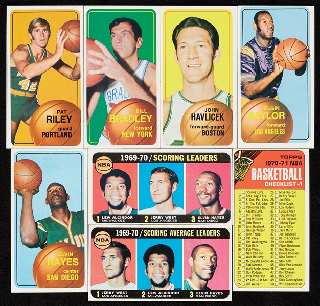 1970 Topps Basketball Complete Set, Maravich RC PSA 4 (175)