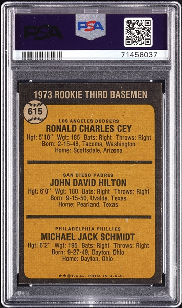 1973 Topps Baseball High-Grade Complete Set, Schmidt RC PSA 5 (660)