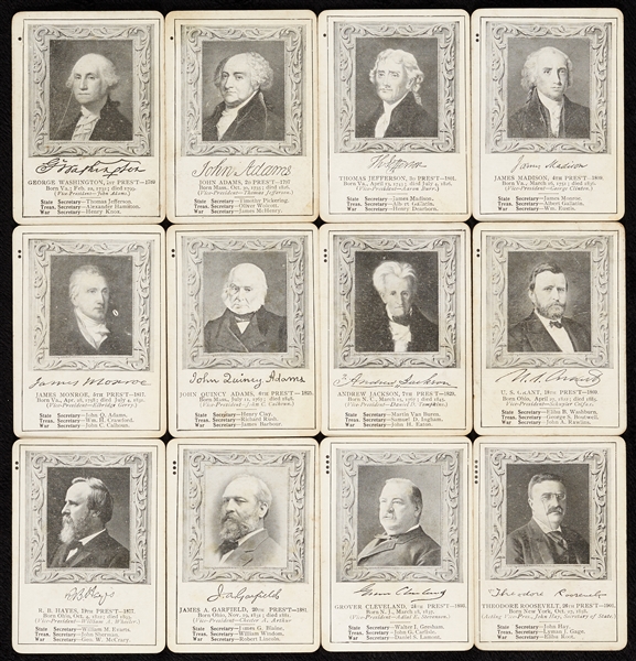 1901 Uncle Sam’s Cabinets Cards Game (104)