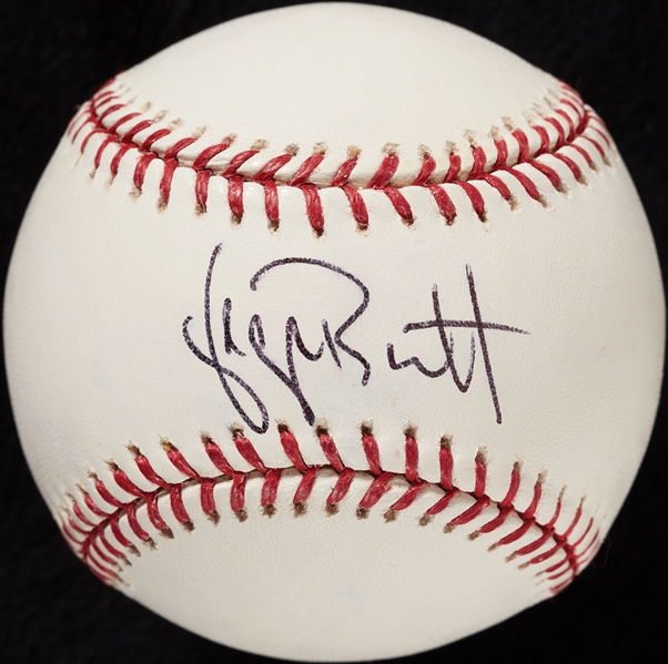 George Brett Single-Signed OML Baseball (BAS)