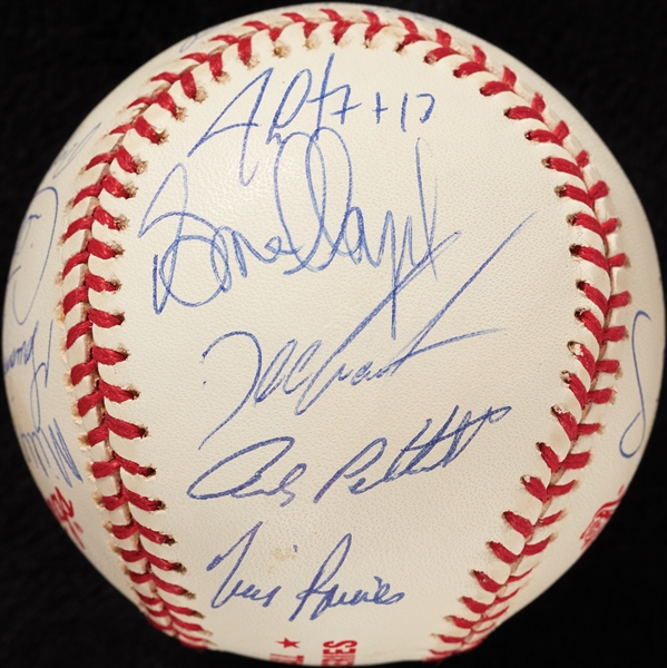1996 New York Yankees World Champs Team-Signed 1996 WS Baseball (PSA/DNA)