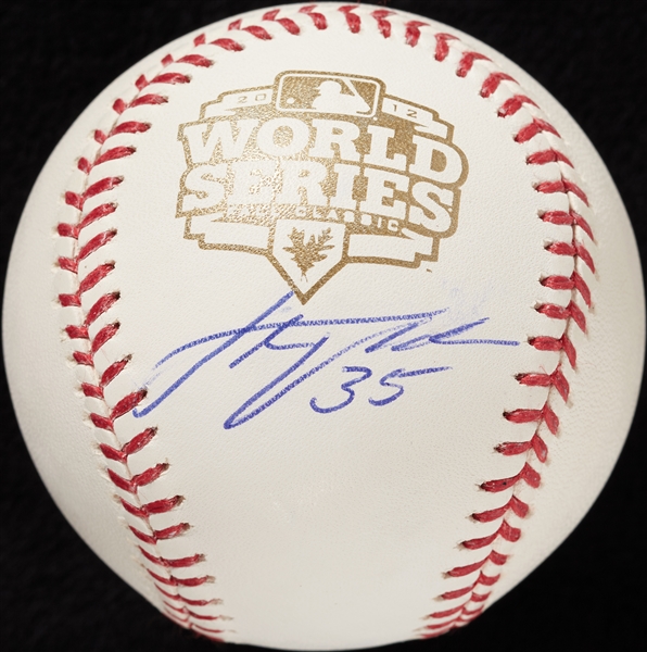 Justin Verlander Single-Signed 2012 WS Baseball (BAS)