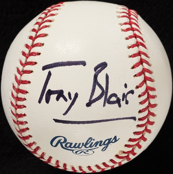 Tony Blair Single-Signed OML Baseball (PSA/DNA)