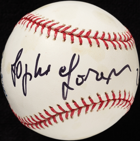 Sophia Loren Single-Signed OML Baseball (PSA/DNA)