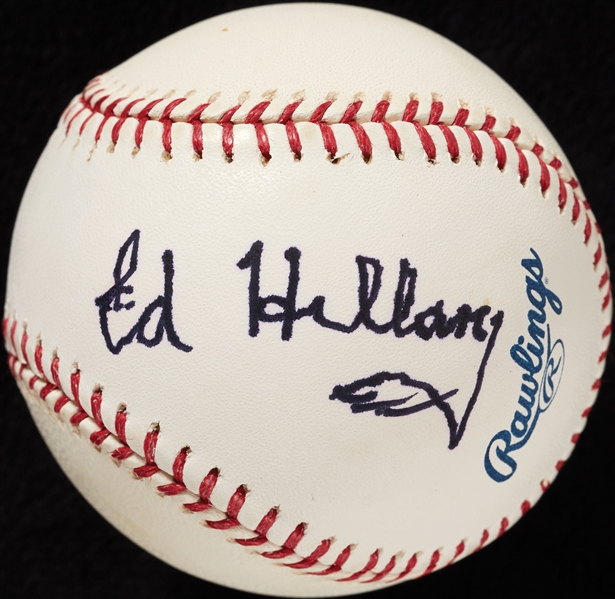 Sir Edmund Hillary Single-Signed OML Baseball (PSA/DNA)