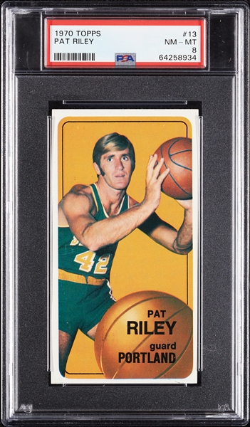 1970 Topps Pat Riley RC No. 13 PSA 8 (Only 10 Graded Higher!)