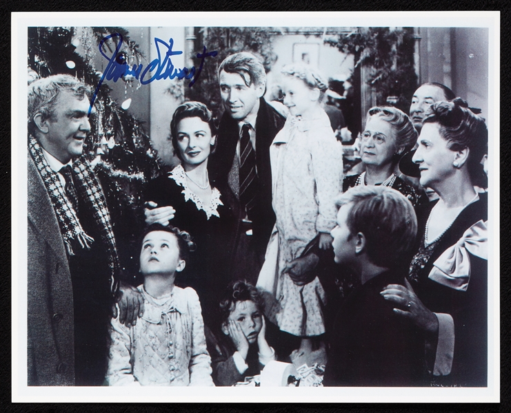 James Stewart Signed It's a Wonderful Life 8x10 Photo (JSA)