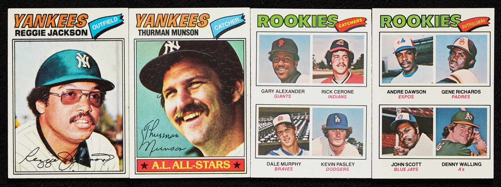 1976-79 Topps Baseball High-Grade Set Run (4)