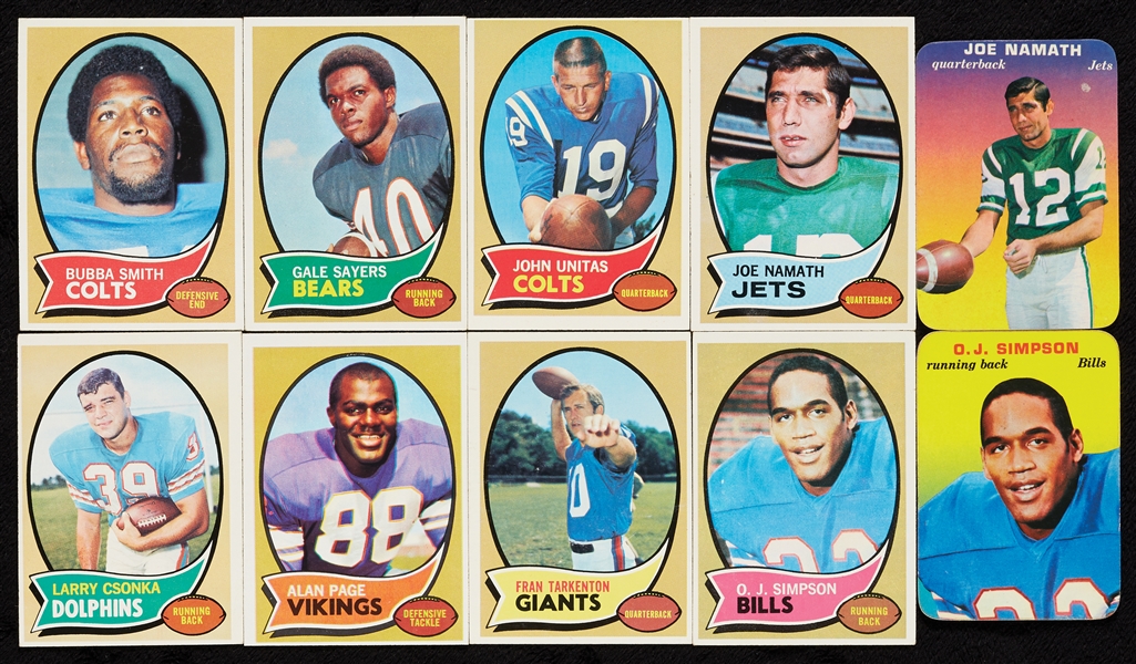 1970 Topps Football Complete Set Plus Glossy Set (296)