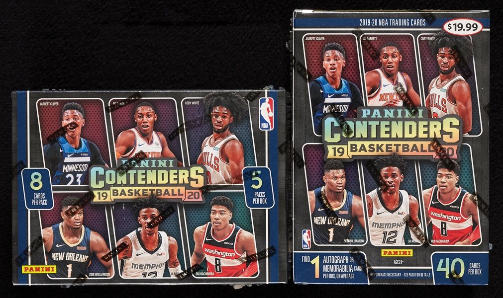 2019-20 Panini Contenders Basketball Blaster Boxes Pair (2)