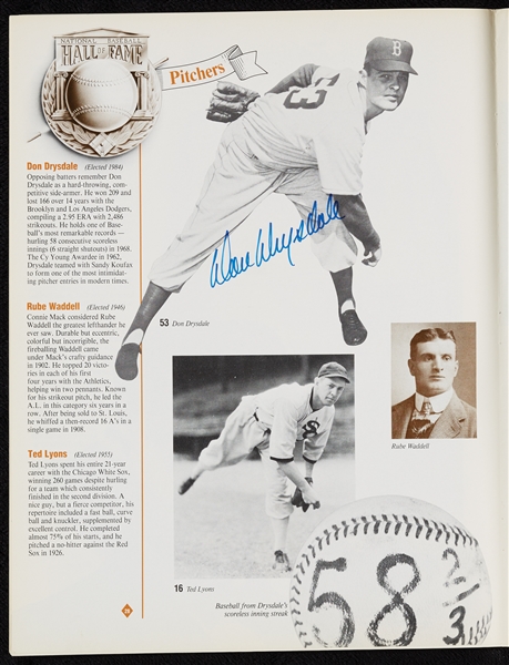 1988 Baseball HOF Yearbook Signed by 21 HOFers